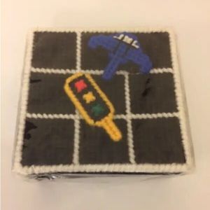 New Tic-Tac-Toe Game Cars Traffic Lights in Storage Box Xs and Os Travel Gift